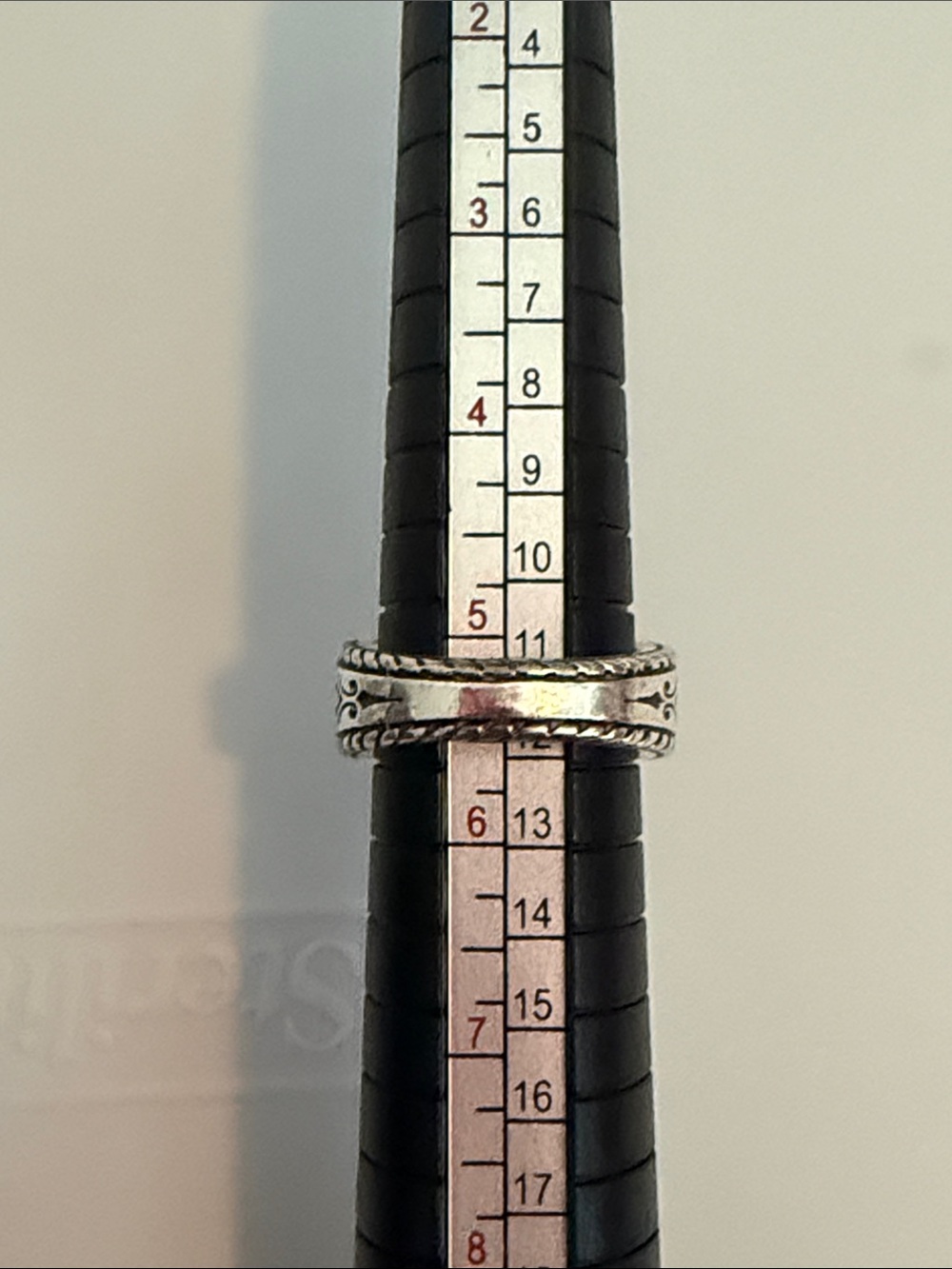 Brighton St. Michel - Multicolor Inlay Square Sterling Silver Ring - Picture 7 of 10